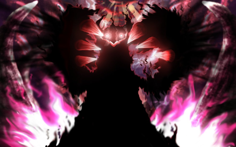 Original Source image could not be found. Unfortunately, I could only find it on websites where it was used without crediting the original artist. I did slightly modify it from the original, which had a trainer standing in front of Giratina. I actually found this one in one of the PTU books, where it was credited to “unknown artist.”